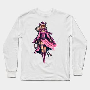 Pink Cowgirl Long Sleeve T-Shirt